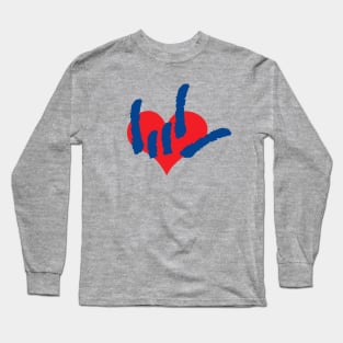 Deaf love Long Sleeve T-Shirt